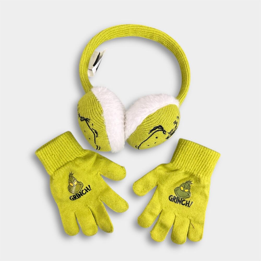 The Grinch Winter Earmuffs and Gloves Set